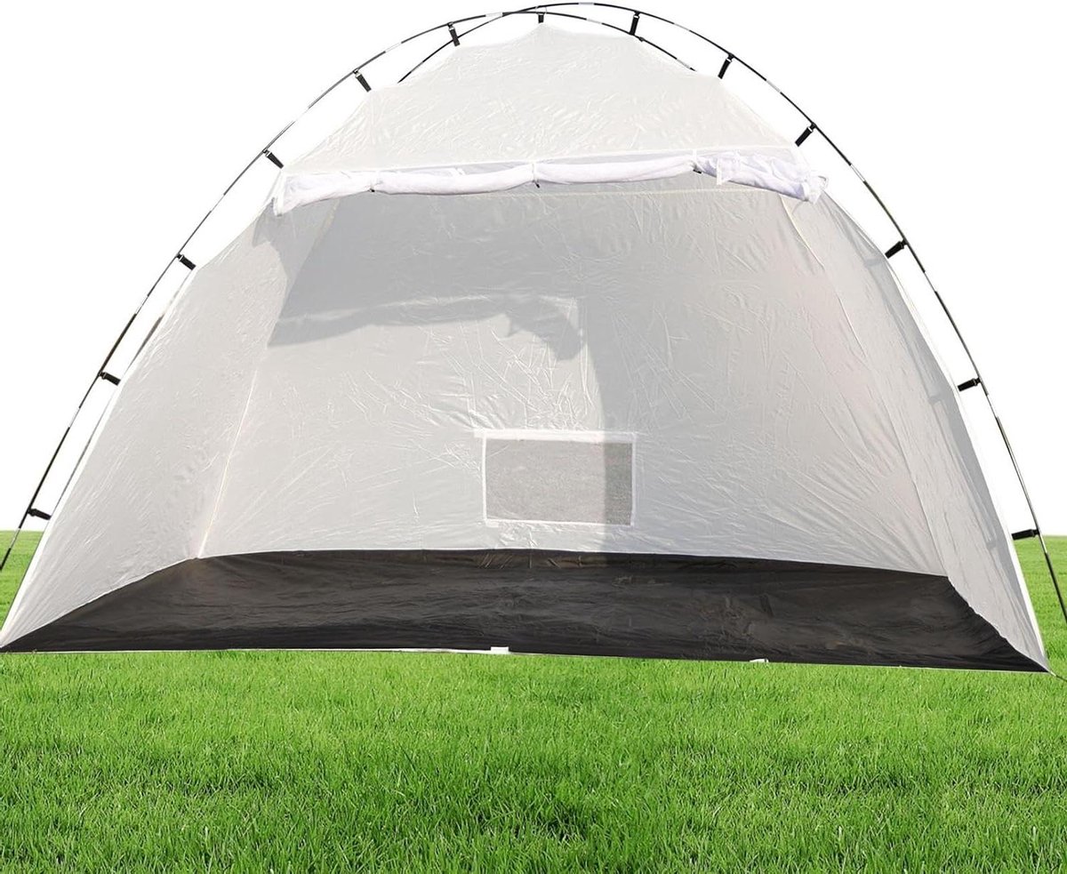 Schildertent - Spuitcabine - Buiten Schilderen - Winddichte Bescherming - 240 cm - Grijs