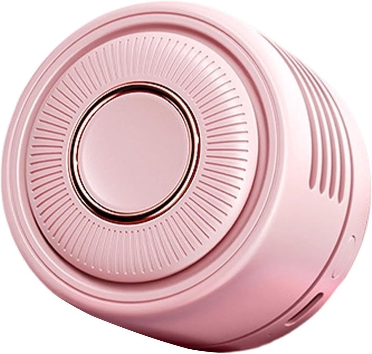 Tailleclip Ventilator - Persoonlijke Koeler - Handenvrije Verkoeling - Bladloze Veiligheid - 6x7x6 cm - Roze