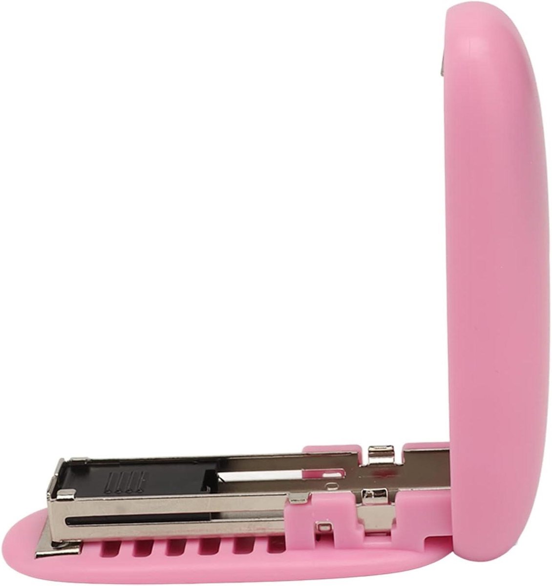 Draagbare Nietmachine - Mini Nietapparaat - Papier Binden - Opvouwbaar Compact Ontwerp - 3.4 Inch - Roze