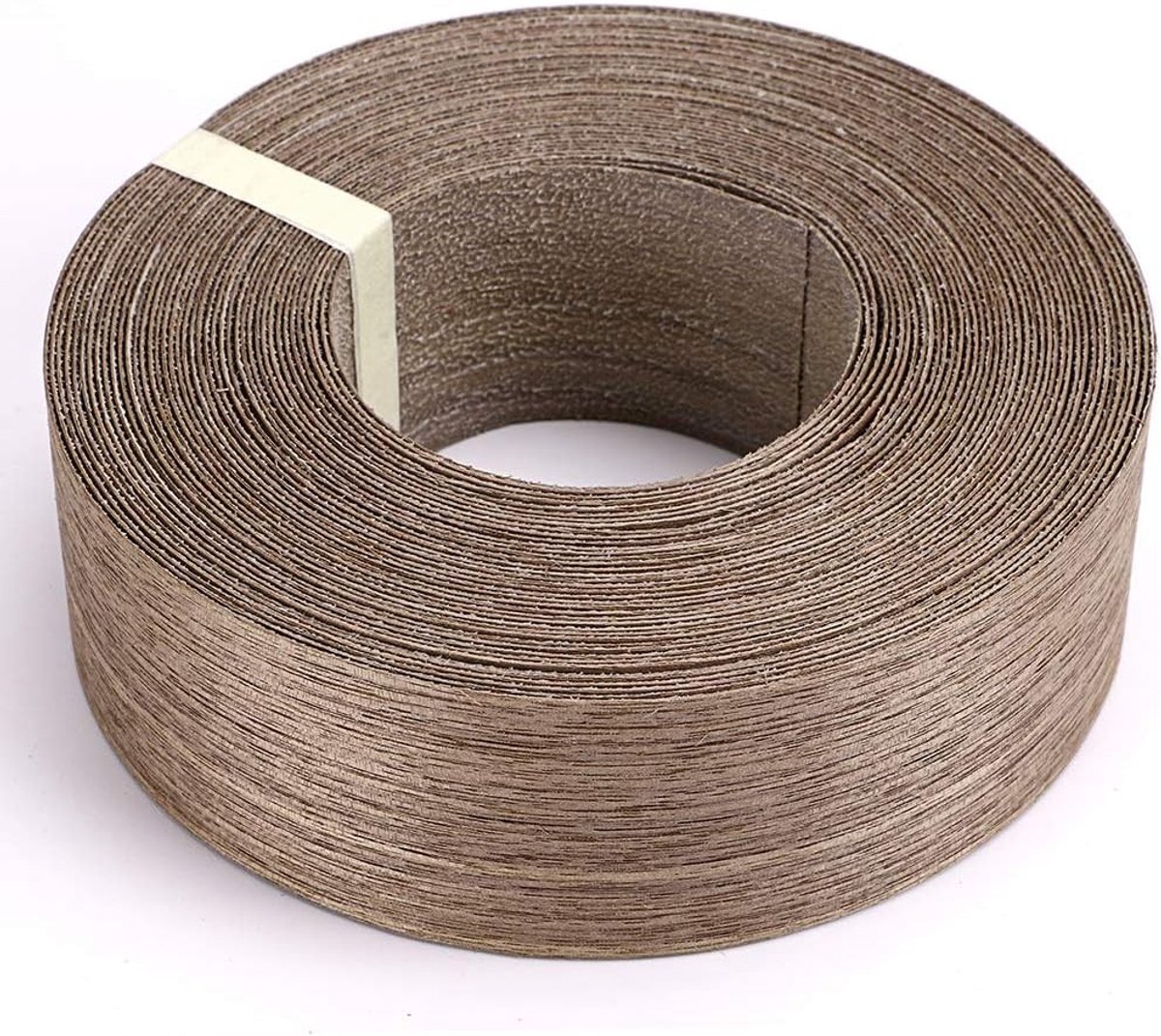 Houten fineer en melamine plakband 50 mm × 15 m voor planken, kasten en deurframes in walnoot zwart