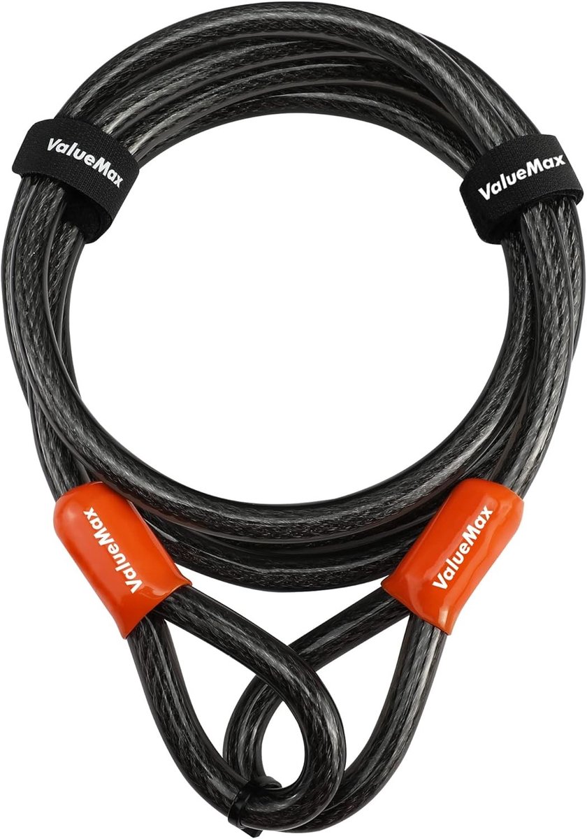 Luskabel - Staalkabel met Kunststof Ommanteling - Snijbestendig en Duurzaam - Voor Fiets en Motoraccessoires