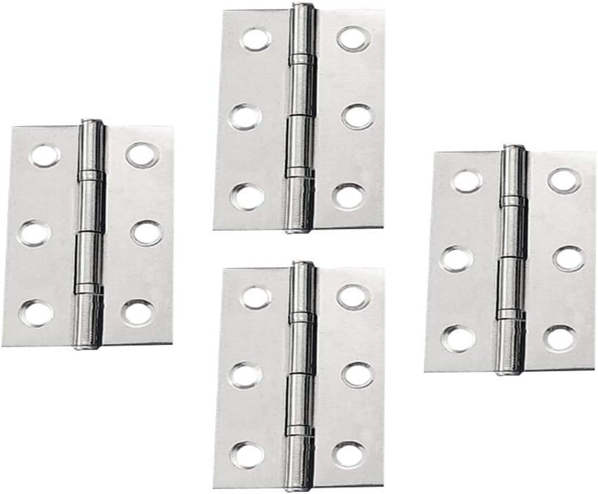 Opvouwbare Roestvrij Stalen Scharnieren voor Deuren en Meubels - 4 Stuks 3 Inch