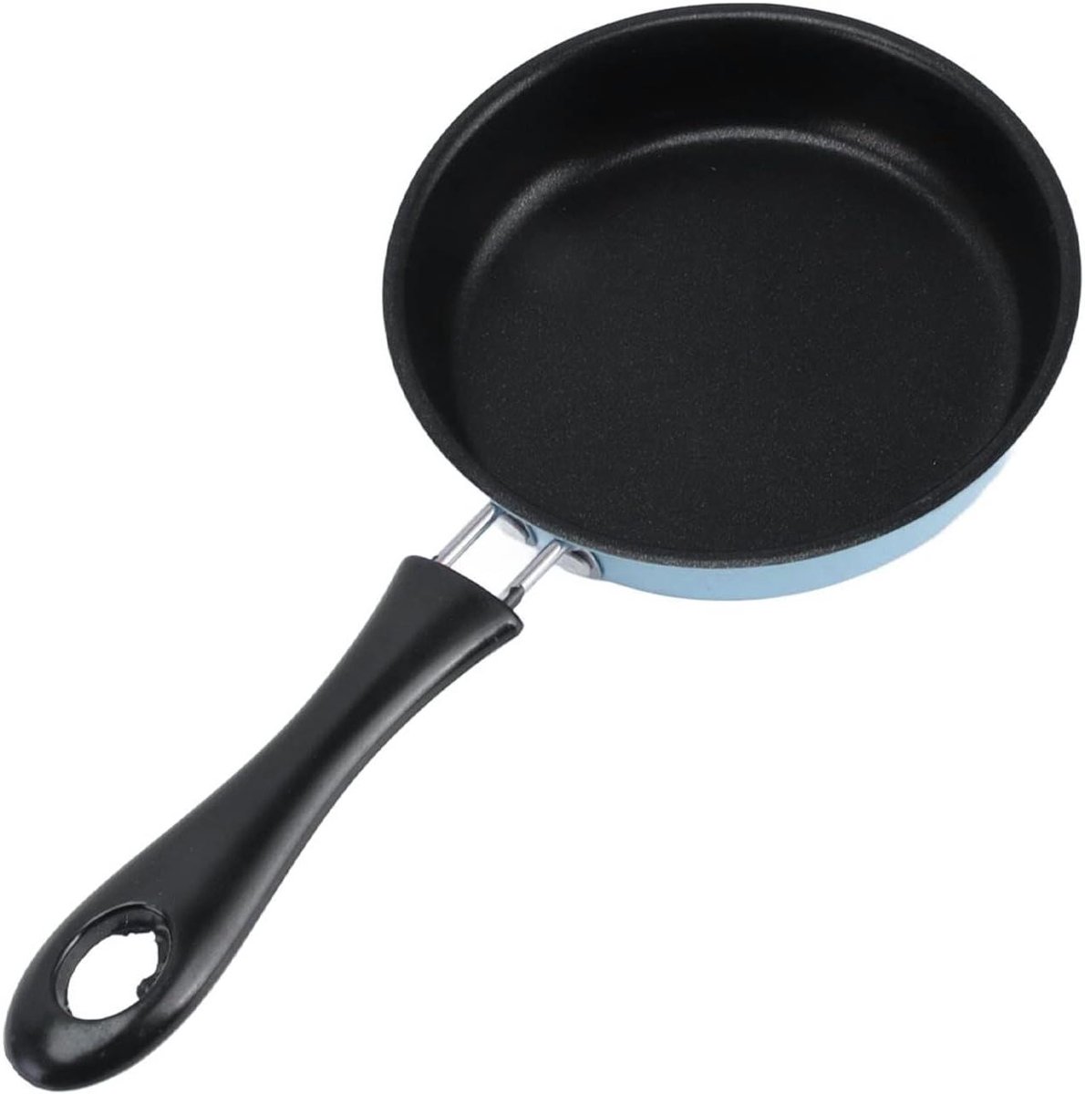 Mini Omelet Pan Kleine Koekenpan Ontbijt Maken Anti-aanbaklaag 12cm Diameter Blauw