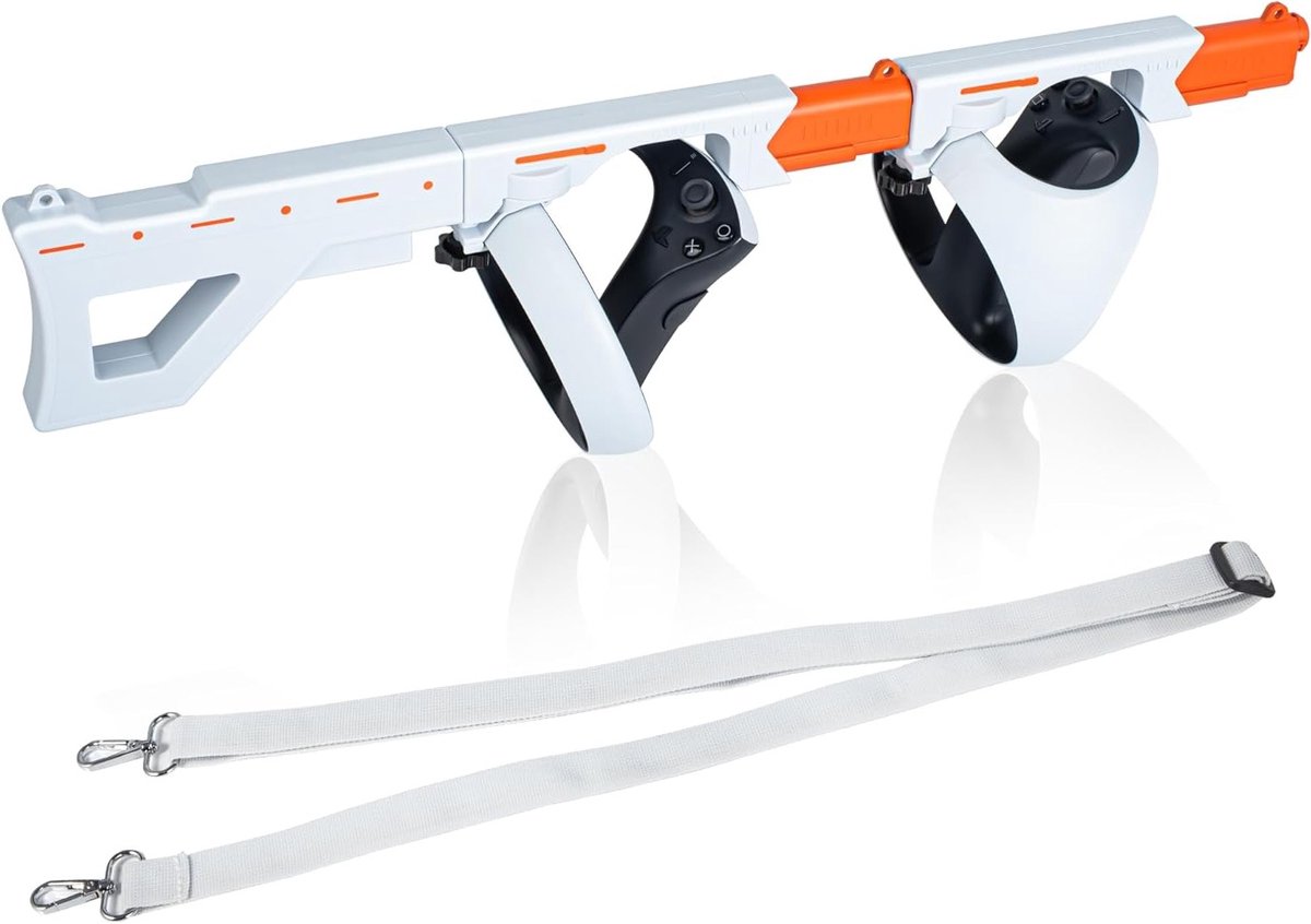 Magnetische VR Machinegeweer Houder voor PSVR2 - Snelle Ontkoppelbare Gunstock Steun voor PlayStation VR2 Accessoires voor Schietspellen