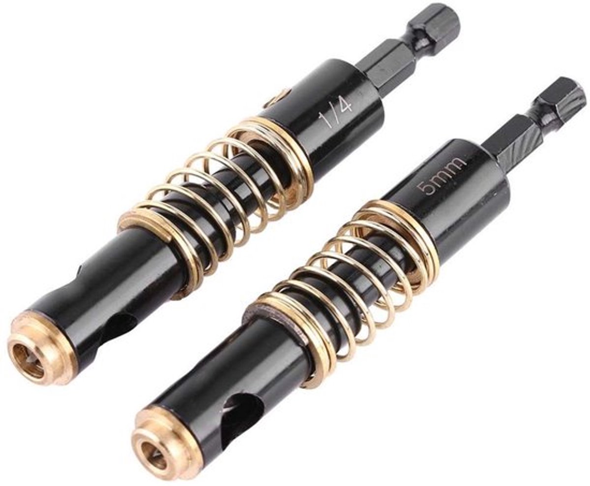 Zeynomax - Hinge Drill Set - 5mm 1/4 inch Hex Scharnierboor Bits - Voor Hout en