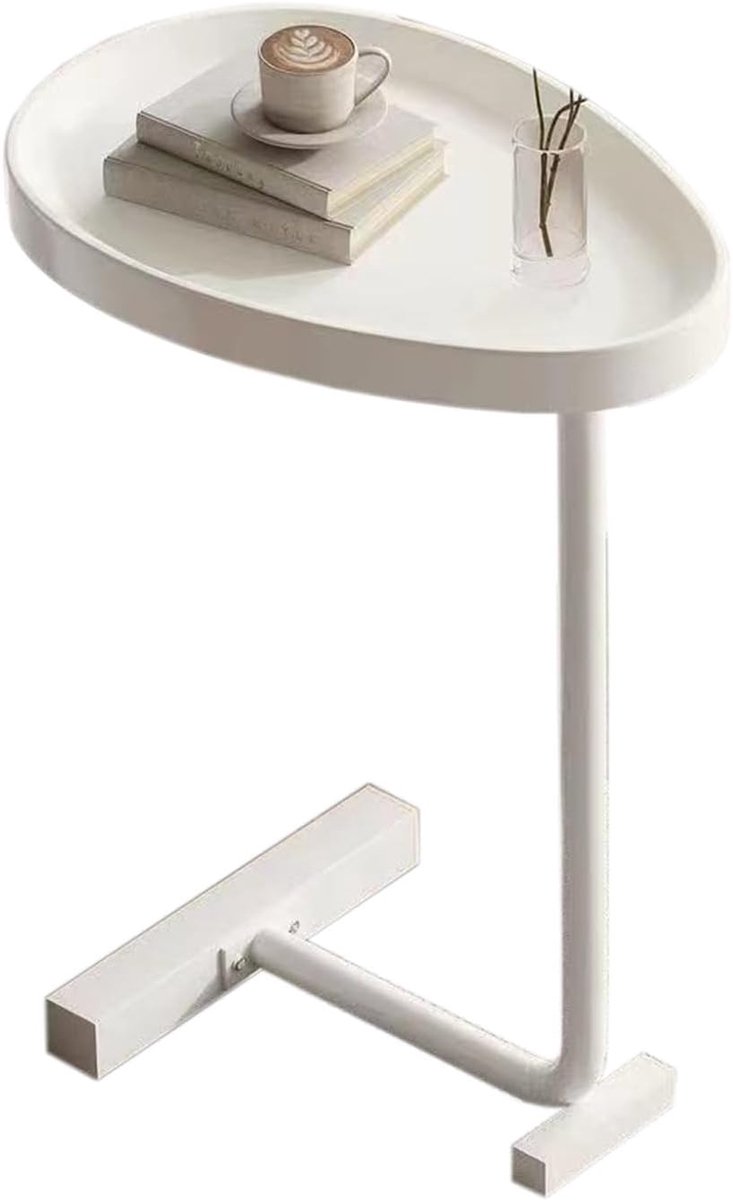 Bijzettafel - C-tafel bank - Ruimte bieden - C-vormig design - Niet gespecificeerd - Wit