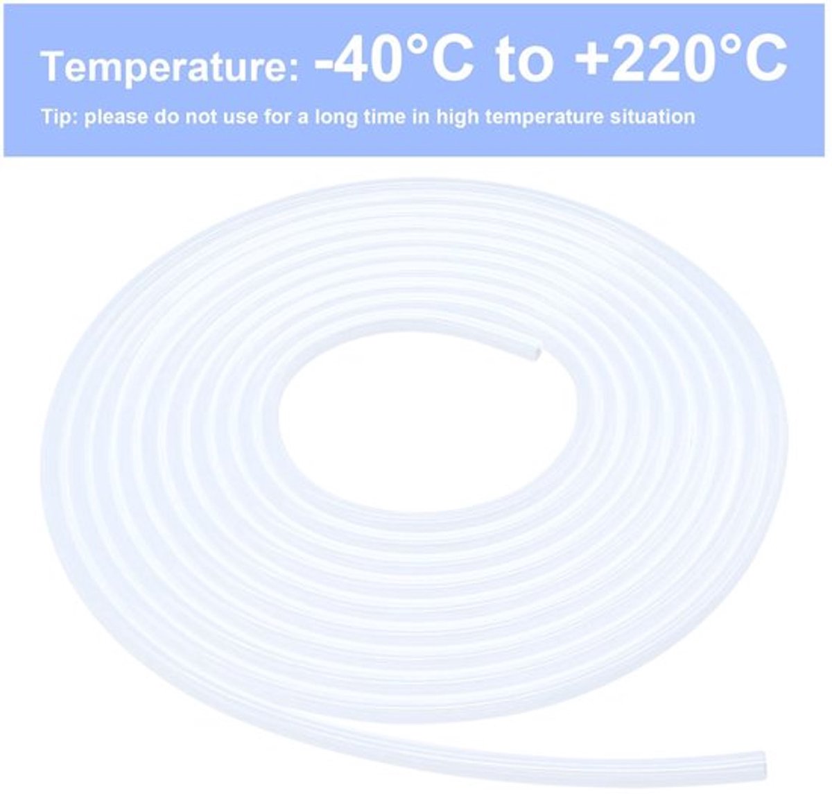 IMstore - Silicone Tubes - Flexibele Slang - Transparant - 14mm x 18mm - Voor Lucht