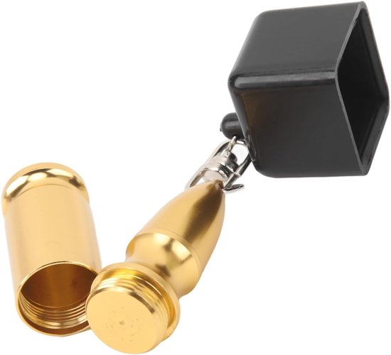 Biljart Krijt Houder - Pool Cue Accessoire - Spel Ondersteuning - Duurzaam Aluminium Siliconen — afbeelding 5