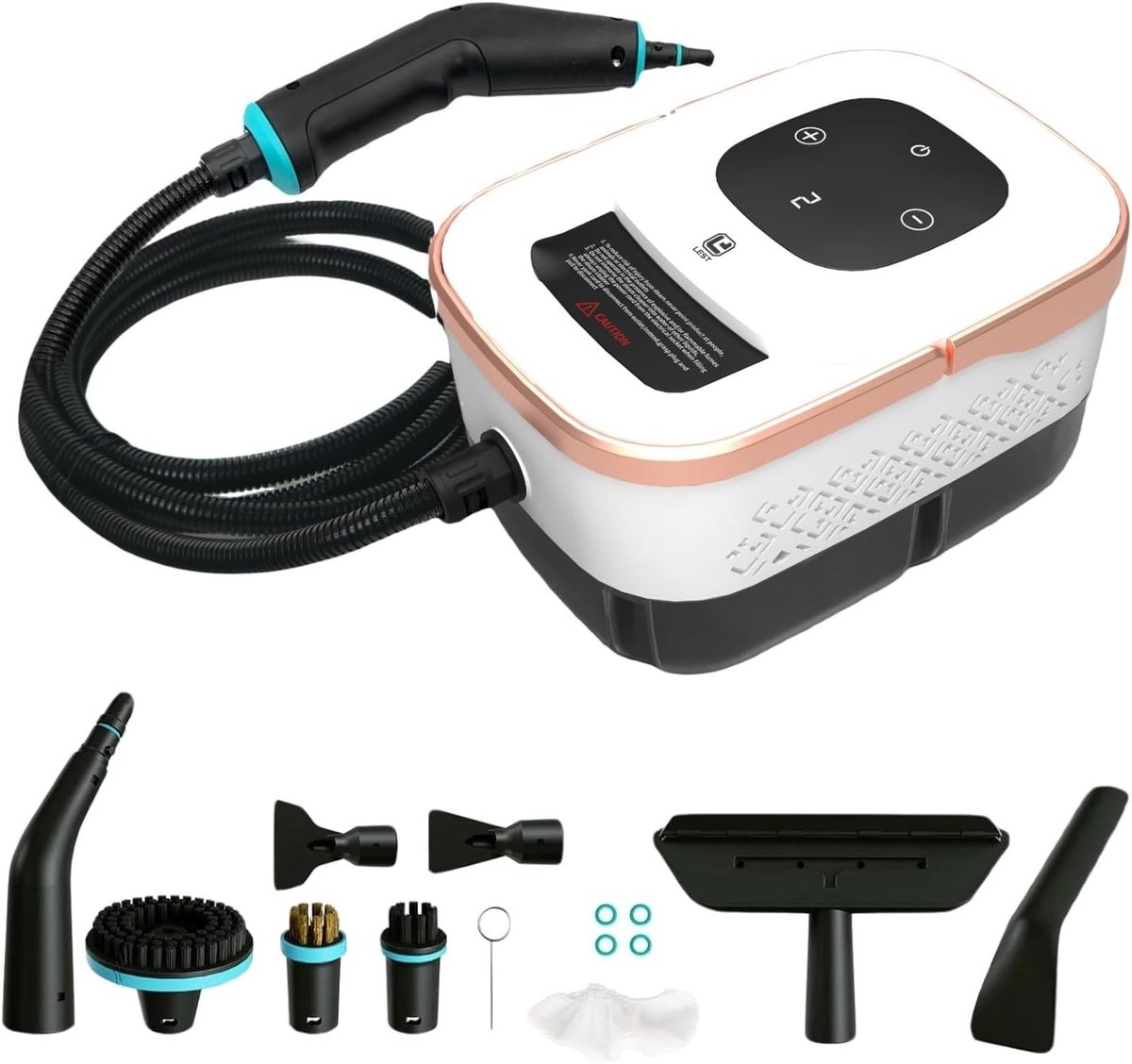 Stoomreiniger voor Thuis - Kunststof - Krachtige 1500W Motor - 4 Bar Stoomdruk - Voor Diverse Reinigingsbehoeften