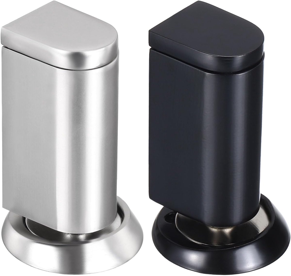 Magnetische Deurstoppers - Deurvangers Deurhouders - Deuren Open Houden - Roestvrij Staal - 21 x 16.5 x 46 mm