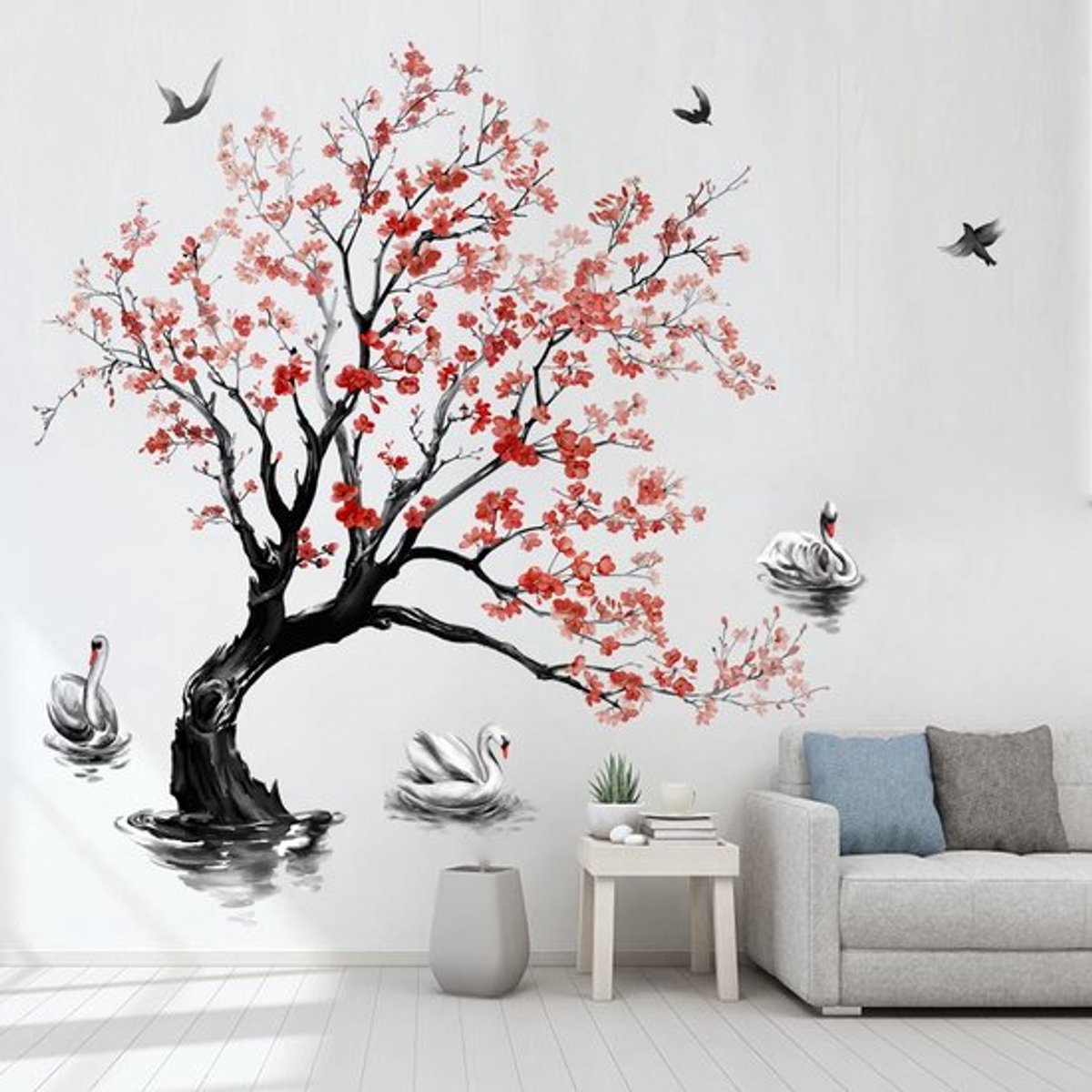 Blossom Tree Wanddecoratie van MTTProducts - Bloemen Muurstickers