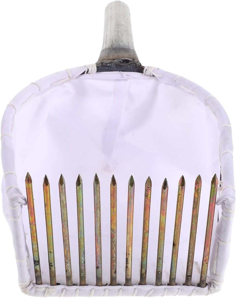 Bessenplukker - Fruitplukker Hark - Fruit Oogsten - Zachte Bescherming Fruit - 28 x 162 cm - Zilver
