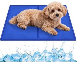 Koelmat voor huisdieren - 40 x 30 cm - Cooling mat - Hondenkoelmat - Verkoelende mat voor kleine honden en katten - Koelen zonder water