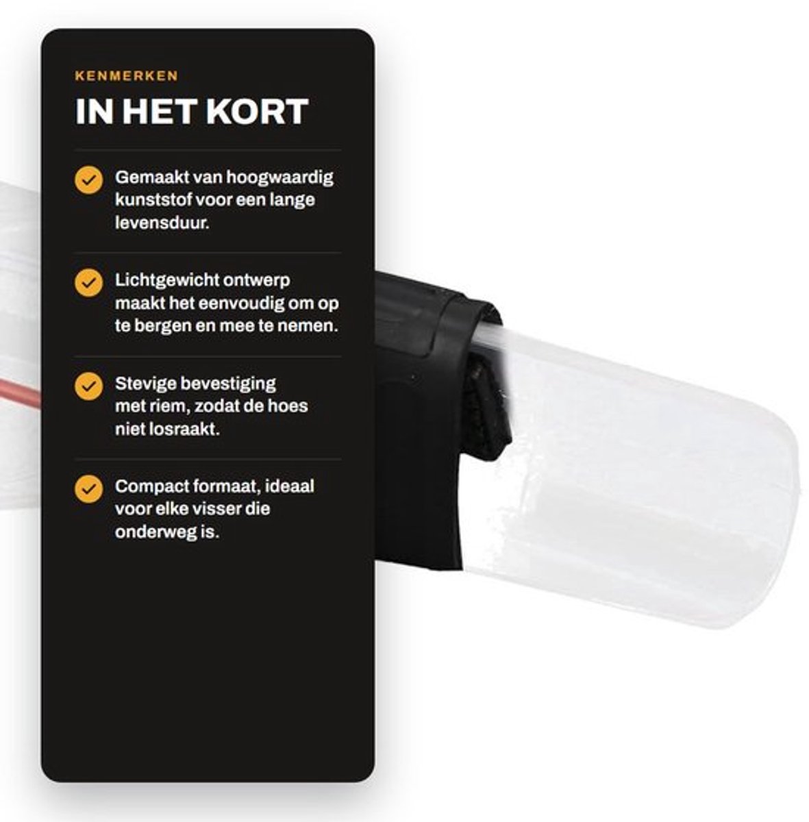 Solidchoice - Dailygoody - 5-delige Hengeltipafdekking - Kunststof - Verbeterde