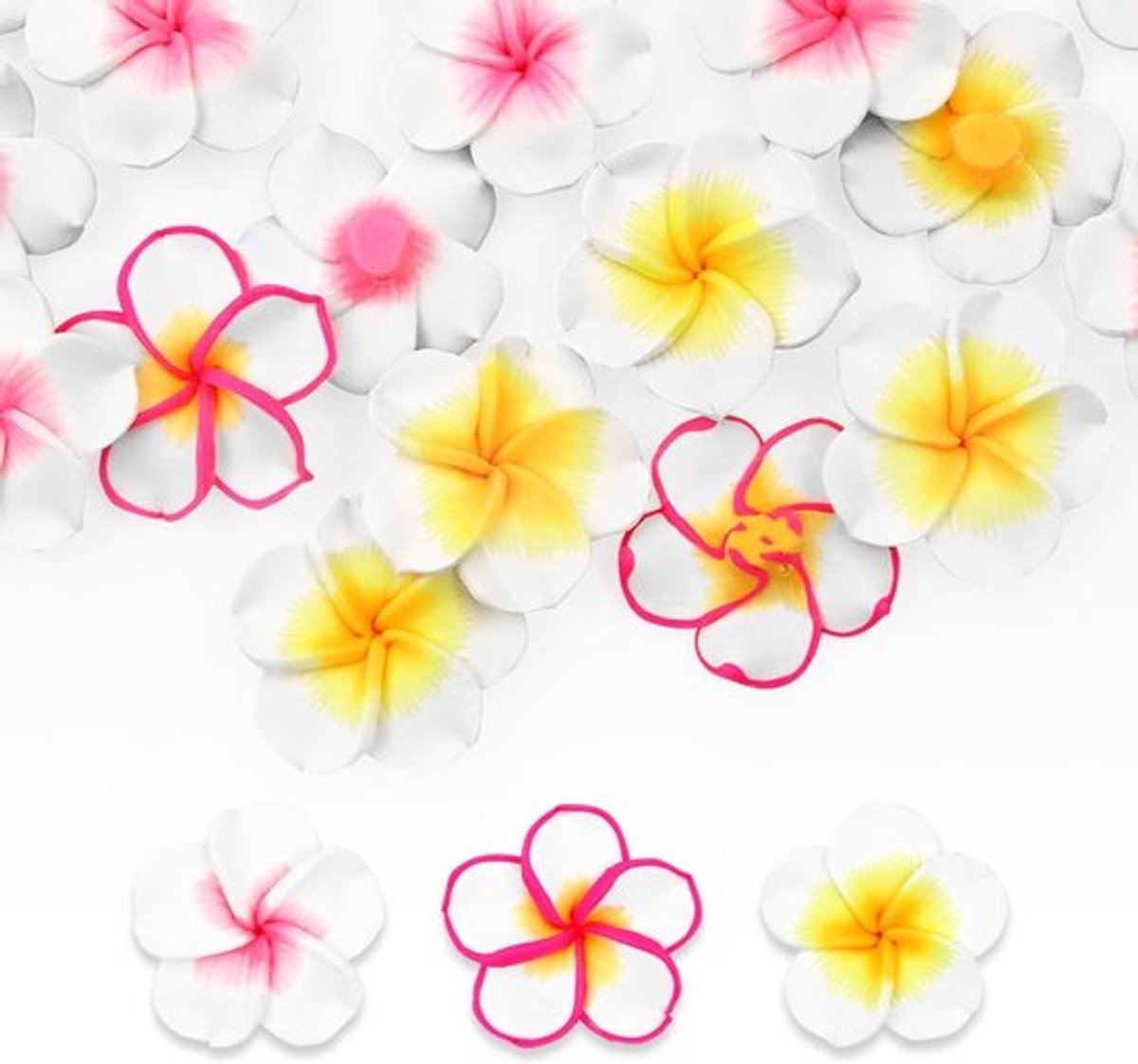 Virtubuy - Plumeria Flower - Kunstbloemen - Voor DIY - Gemengde kleuren