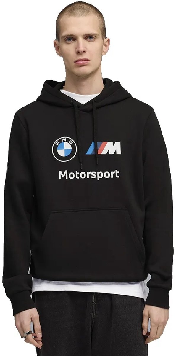 Puma Bmw Mms Essential Hoodie Man Zwart