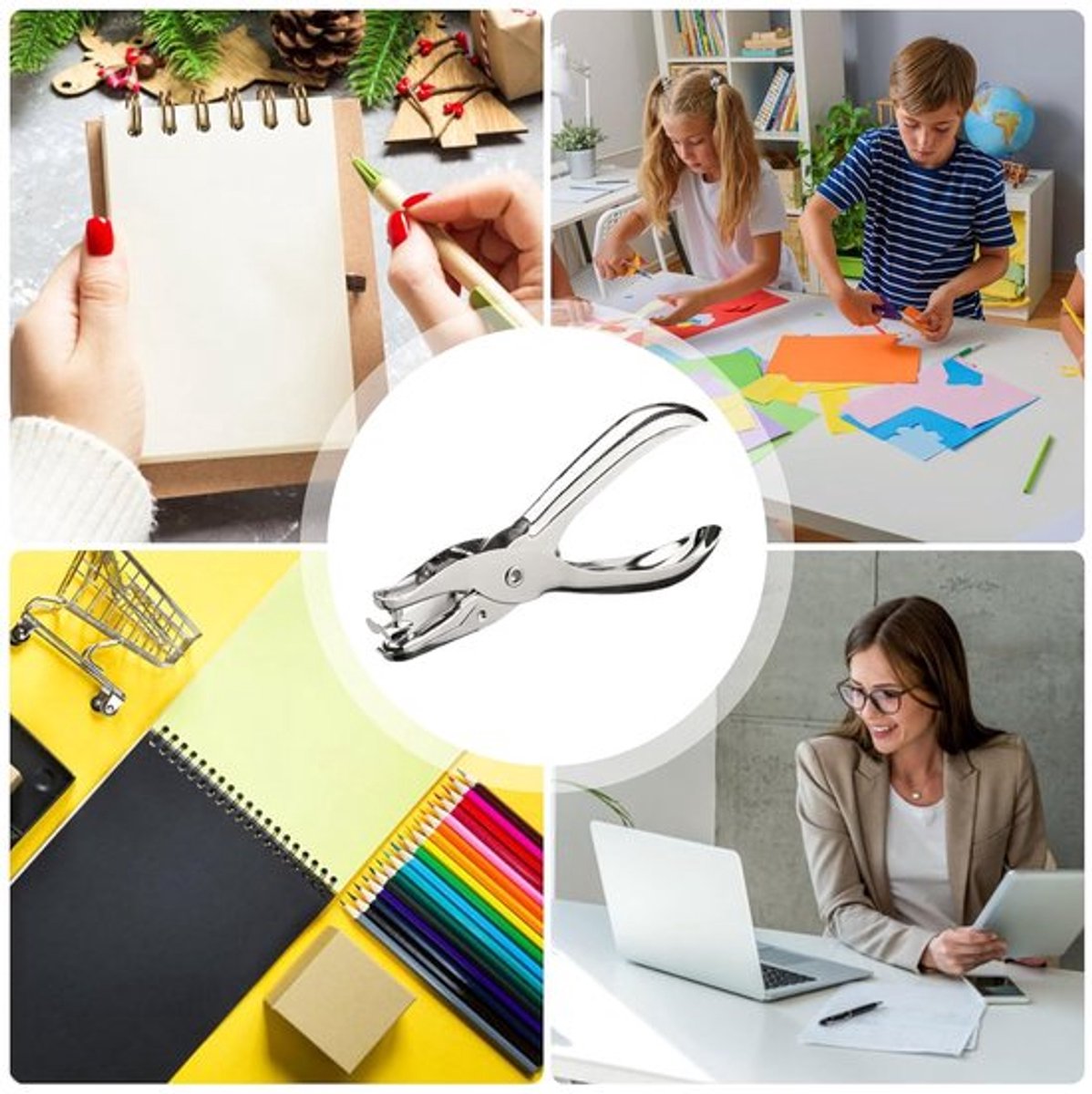 Multifunctionele Gatentang - Voor Papier en Metaal - 1 stuk