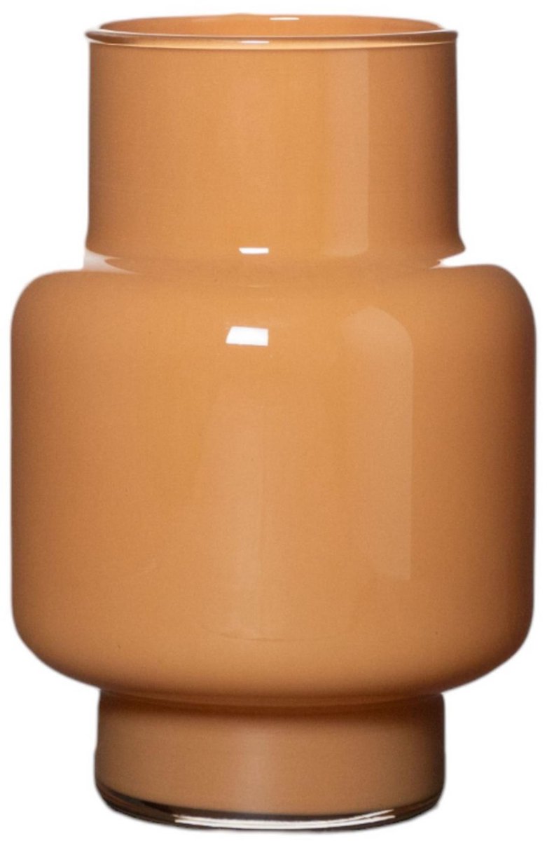 OttoSimon vaas decoratie apricot oranje 25 cm keramiek modern.