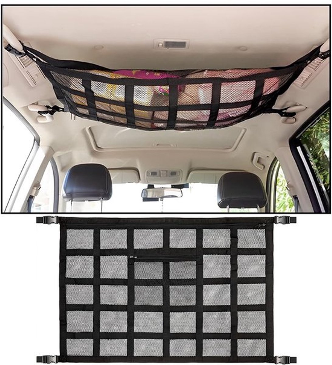 Solidchoice - Dailygoody - Bagagenet - Autodak Opbergnet - Hoogwaardige kwaliteit