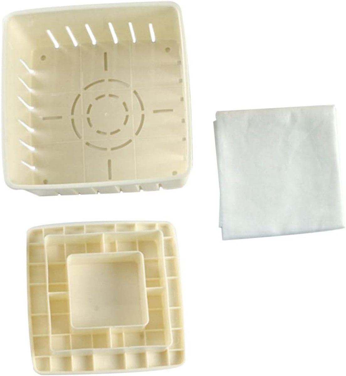 Tofu Pers - Tofu Maker - Zelf Tofu Maken - Eenvoudig Ontwerp - 17 x 17 x 9.5 cm