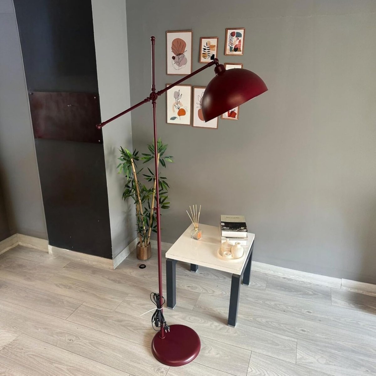 Bamyum Norek hanglamp, Moderne stijl, Ø37 cm, oranje metalen lamp