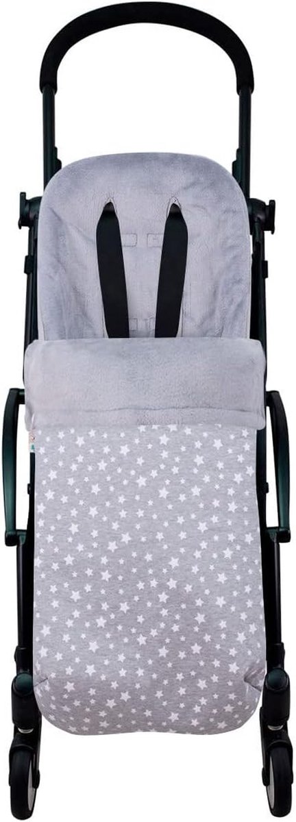 Voetenzak Kinderwagen - Babyzak - Warm Blijven - Waterdichte Binnenkant - Niet Gespecificeerd - Wit Met Stippen — afbeelding 4