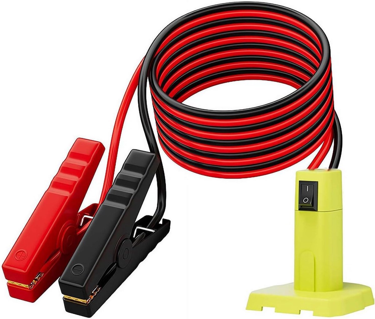 Batterij Kabel Adapter - Starthulp - Noodstart Voertuig - Draagbaar en Handig - 1.8 Meter - Zwart