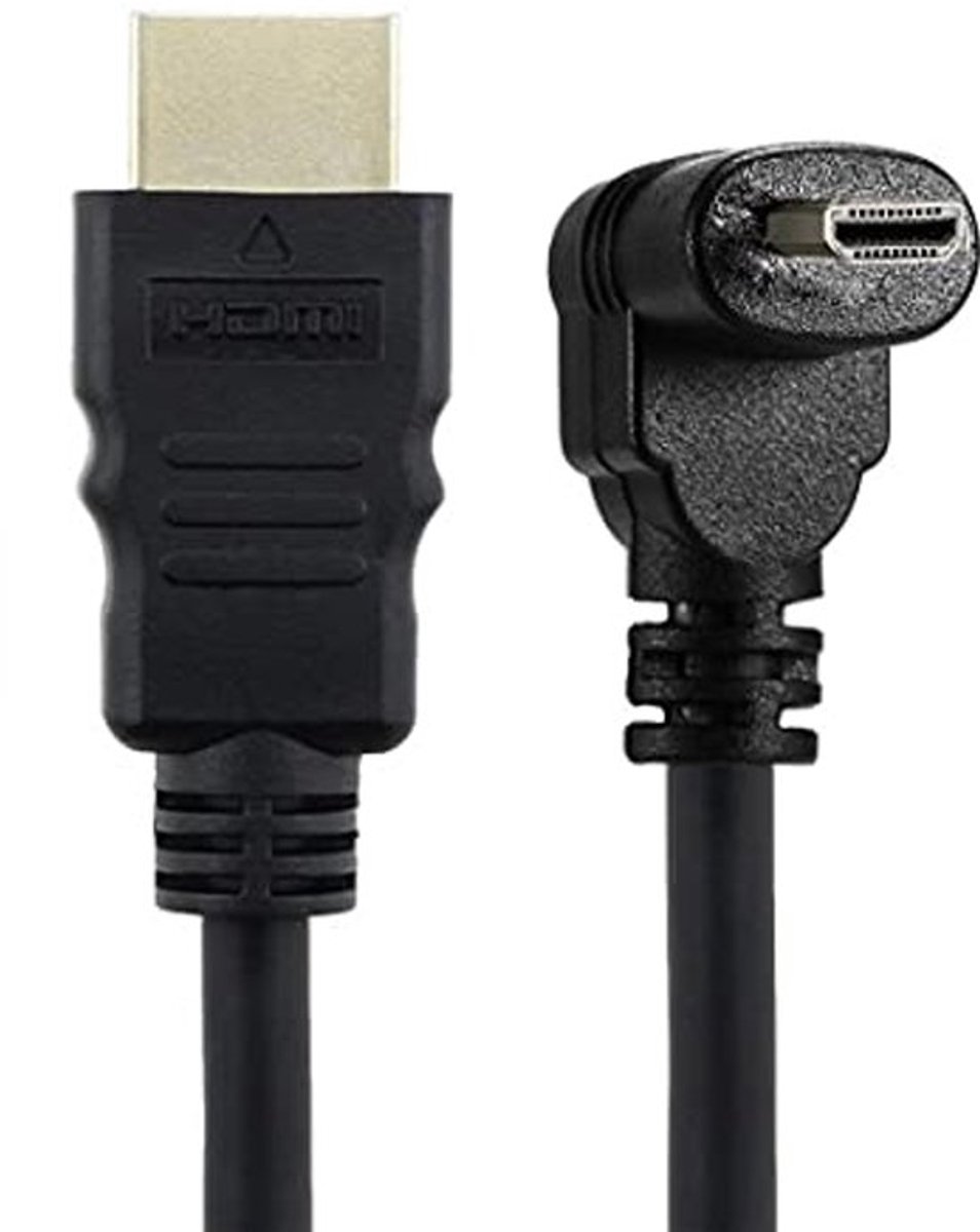 MTTProducts - 50 cm Micro HDmi kabel - 90 graden connectie