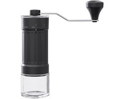 Koffiemolen Handmatig - Bonenmaler Conisch - Verse Koffie - 40 Instellingen - 30g Capaciteit - Zwart