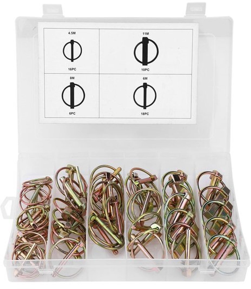 Solidchoice - Dailygoody - Lynch Pin Assortiment Kit - 50-delige Set