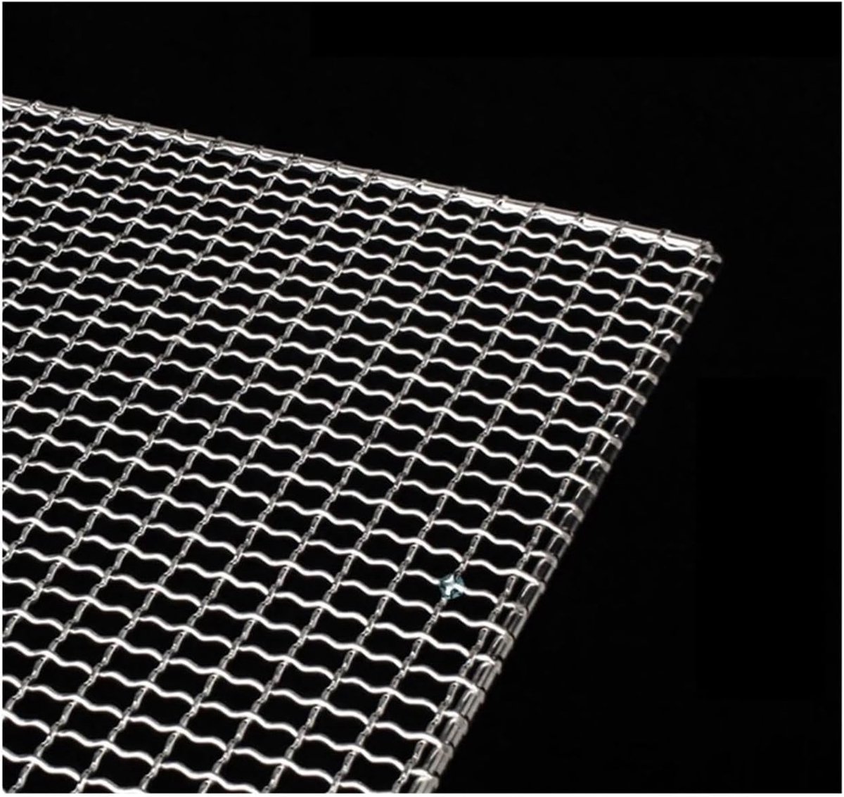 BBQ Grill Net Grillrooster RVS Buiten Koken Roestbestendig Staal 62x26cm Zilver