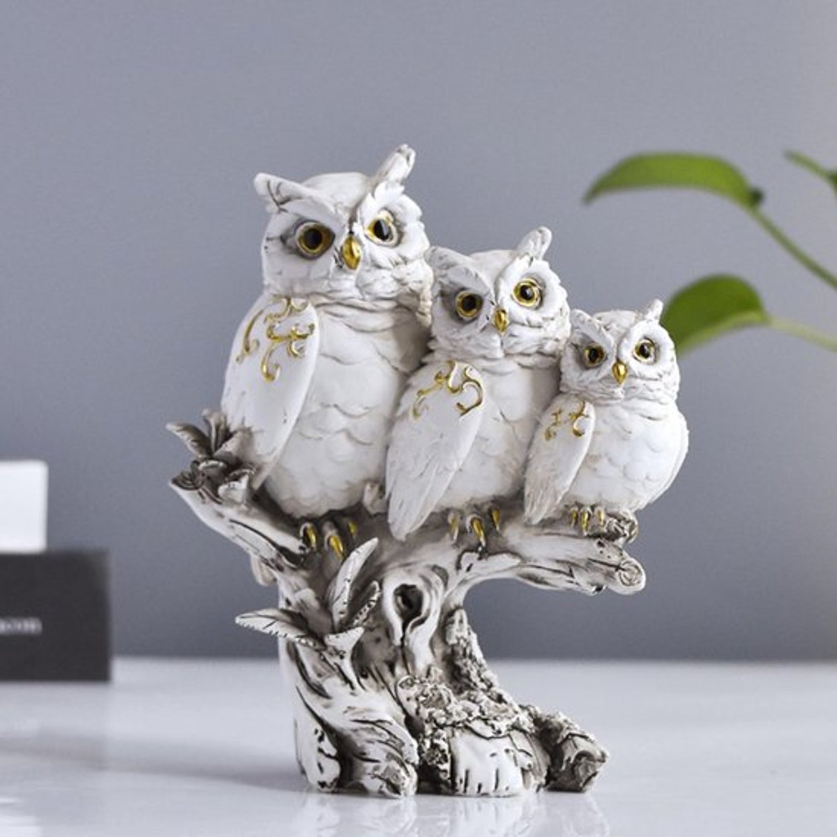Dailygoods- Uilbeeldje - Schattig Uil Standbeeld - Decoratie Ornament - Sculptuur