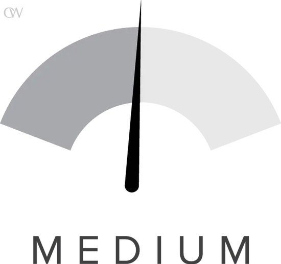 Indicator voor 'MEDIUM' stevigheid.