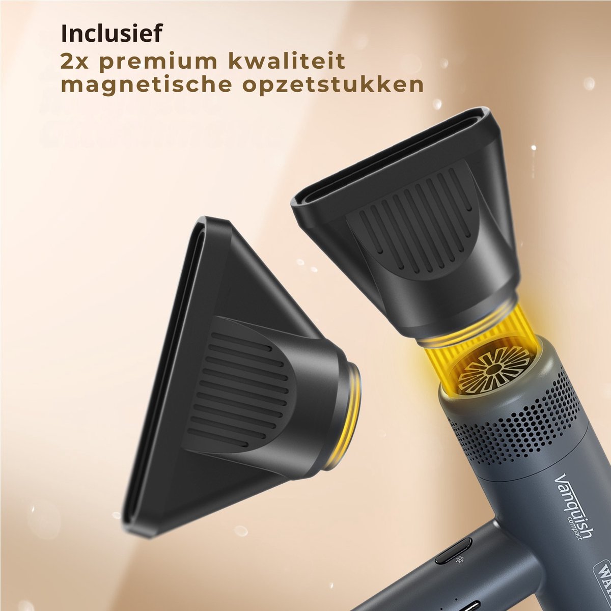 Wahl Vanquish Föhn - Lichtgewicht, ION Technologie & Sneldrogend - Professionele Haardroger - Met 2 Blaasmonden, Kam & Opbergtas - Ultimate Edition thumbnail 2