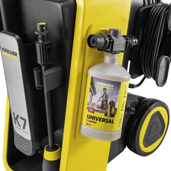 Kärcher K 7 Comfort Premium hogedrukreiniger - 180 bar - 600 l/u - 60 m²/u - Watergekoeld - Inclusief slangsaspel - 4-in-1 Spuitlans - Geschikt voor zwaardere vervuiling op o.a. auto's, schuttingen, paden en overige oppervlakken rondom huis van Kärcher — afbeelding 2