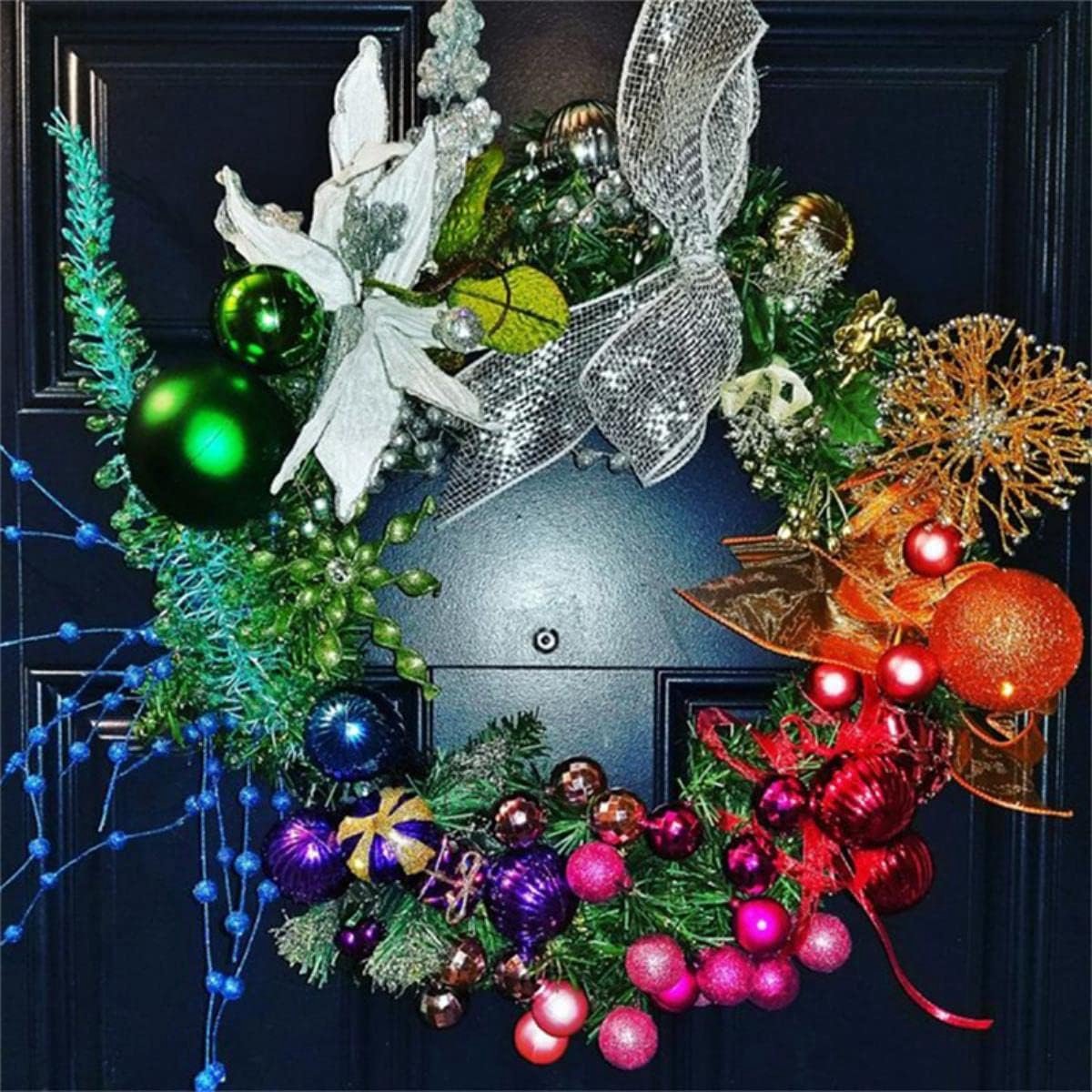 Kerstballen Set - Kerstdecoratie Ballen - Kerstboom Versieren - Lichtgevend Ornament - 100 Stuks - Multicolor – foto 2