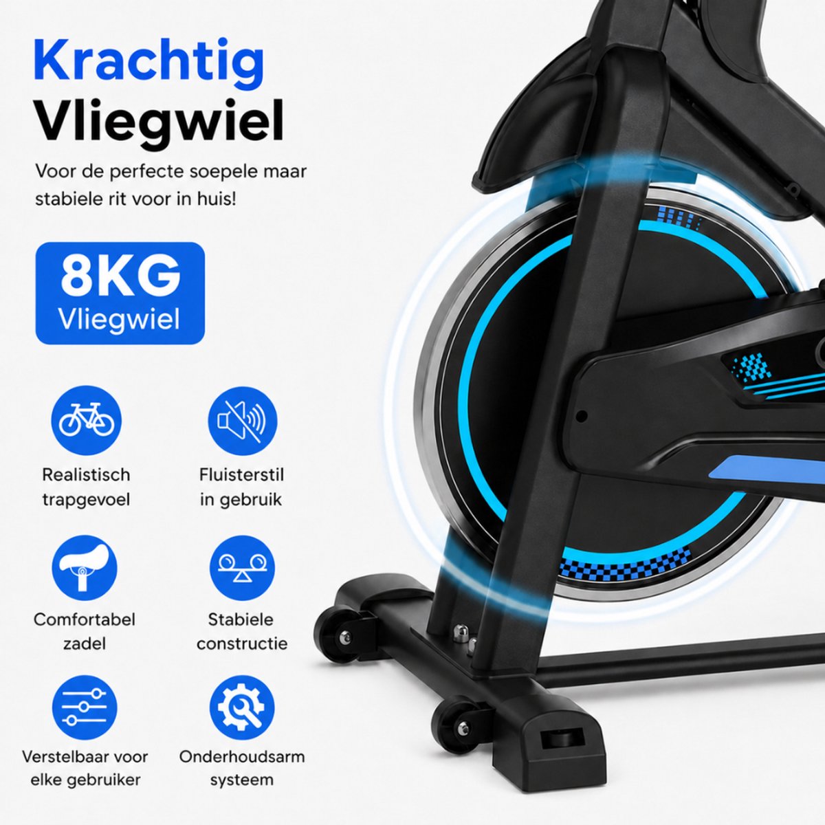 Sportfloww Hometrainer - Fitness Fiets thumbnail 2