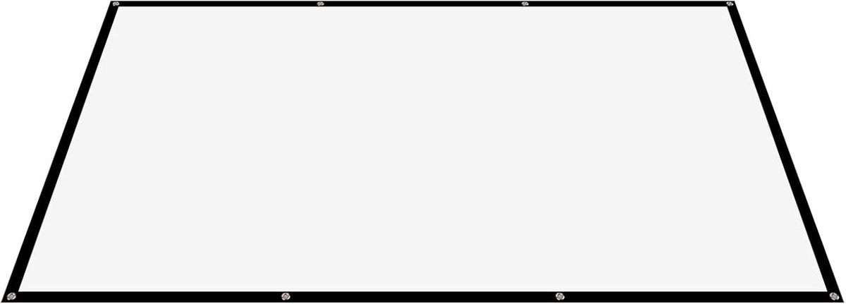 Projectiescherm - Filmscherm - Thuisbioscoop Ervaring - Hoog Contrast HD - 100 Inch - Wit