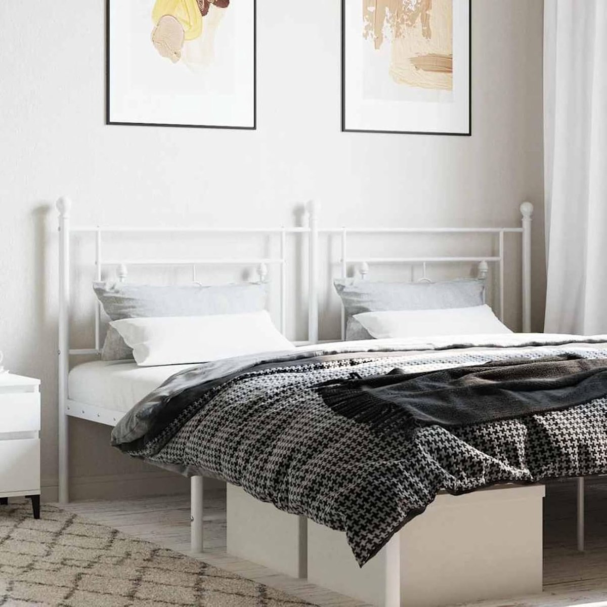Metal Hoofdbord - Bed Decoratie - Slaapkamer Aankleden - Robuuste Stalen Constructie - 180