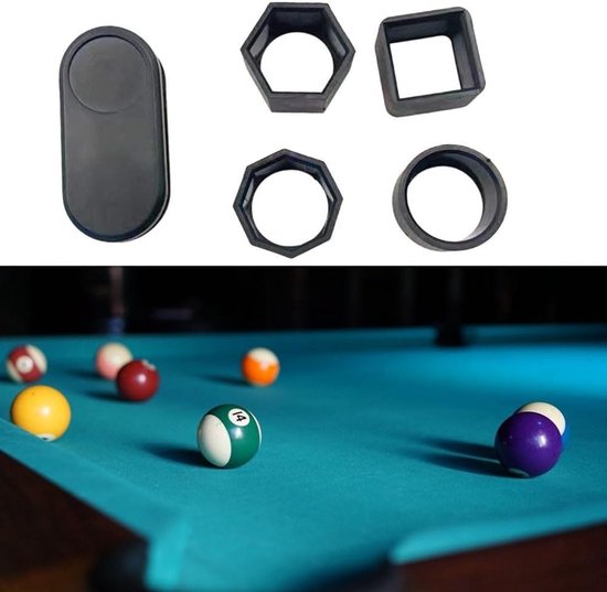 Biljart Krijt Houder - Keu Krijt Etui - Spel Stabiliteit - Magnetische Clip - Compact Formaat - Zwart — afbeelding 2