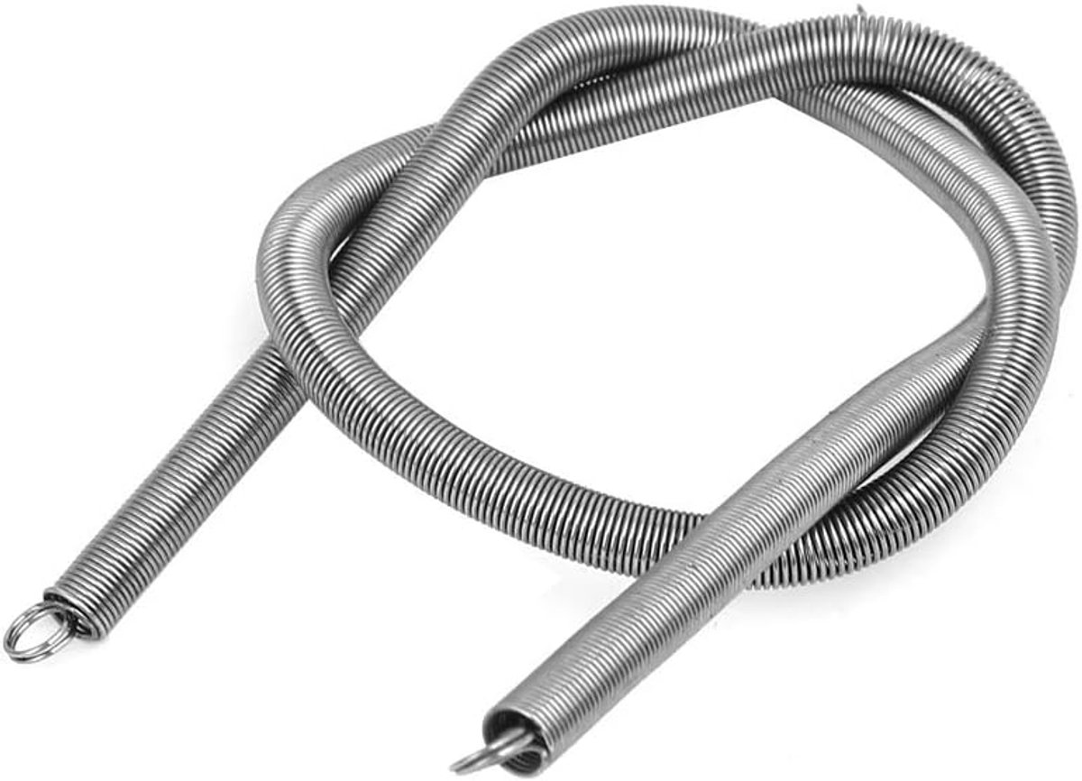 Trekveren Roestvrij Staal - Veren Set - Reparatie en Hobby - 304 Kwaliteit Materiaal - 05x5x300mm - Zilverkleurig