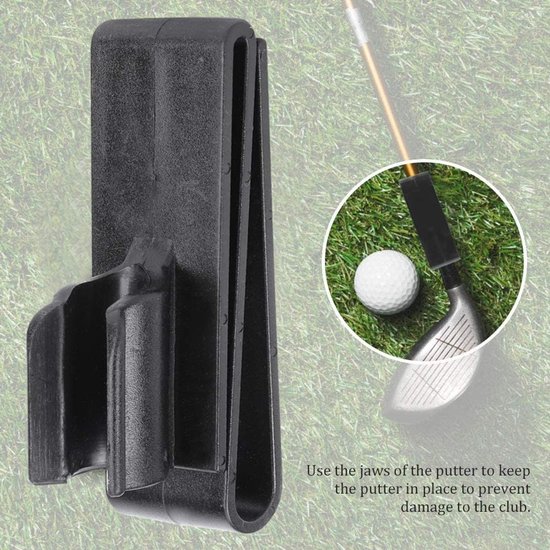 Allecto - Golf Club Tas Clip - Golf accessoires - Duurzaam - Zwart - Putter houder - Perfect voor elke golfer - Inclusief 2 clips van Allecto — afbeelding 5