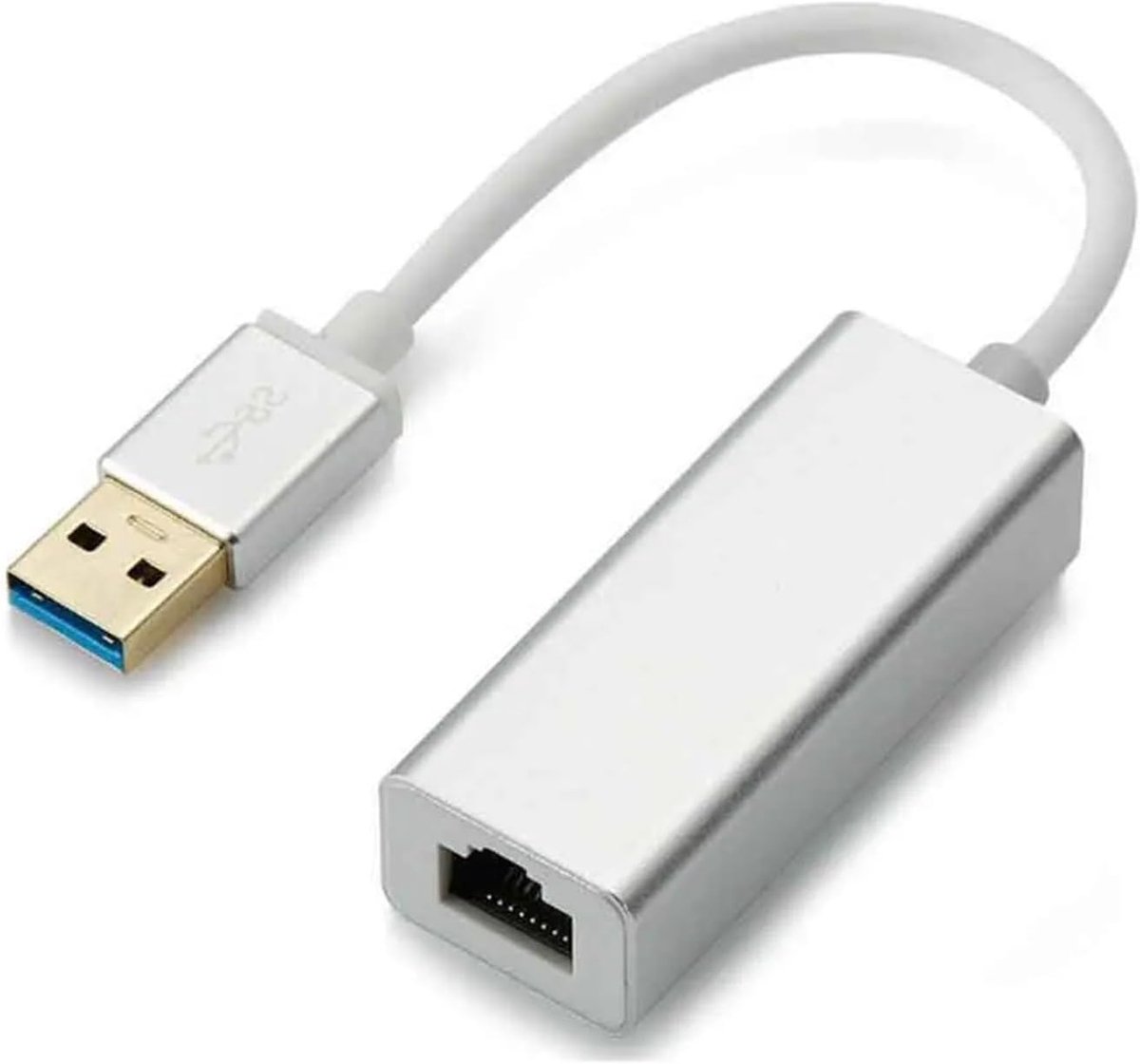 Netwerk Adapter - USB Ethernet - Internet Verbinding - Plug and Play - Gigabit Snelheid - Zwart
