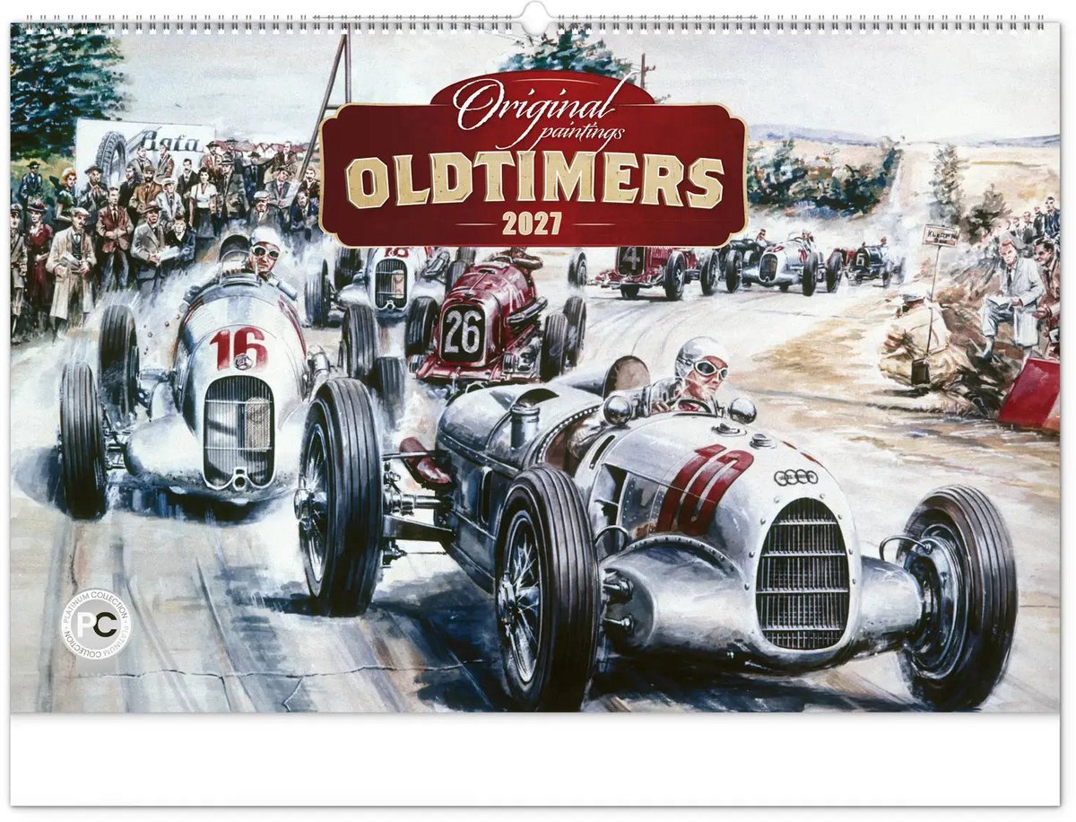 Oldtimers Kalender 2027 Groot