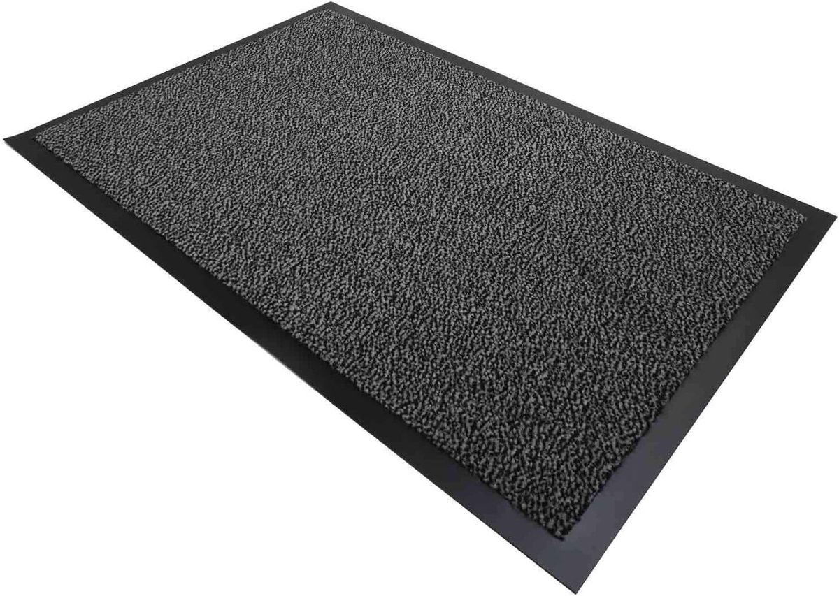 Famanu Tapijt deurmat, 40 x 70 cm, vuilvangend en absorberend, voor binnen en buiten Transparant