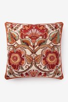 Sissy-Boy - Rood kussen met bloemendessin