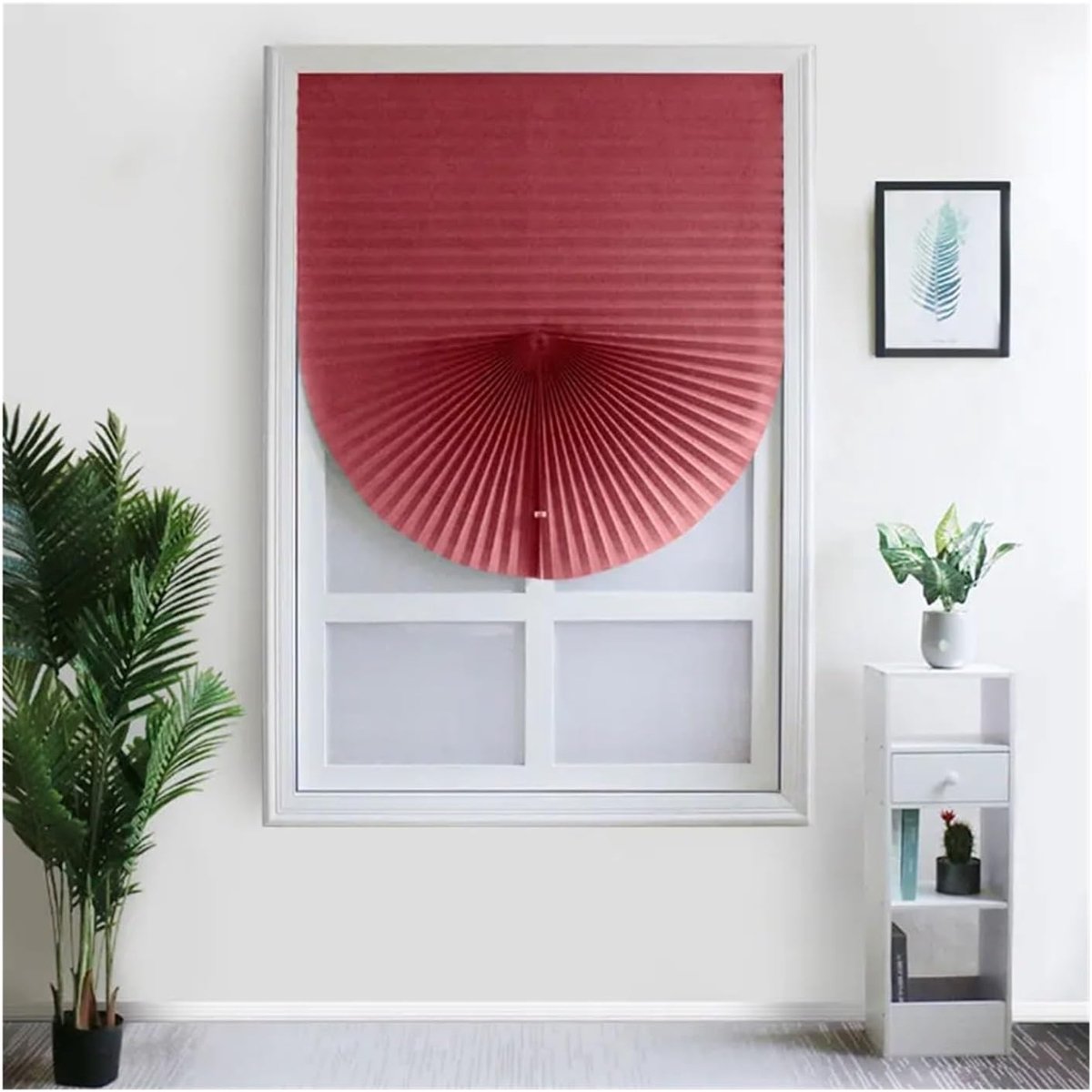 Rolgordijn - Plisségordijn Zelfklevend - Privacy Bieden - Installatie Zonder Boren - 60 x 