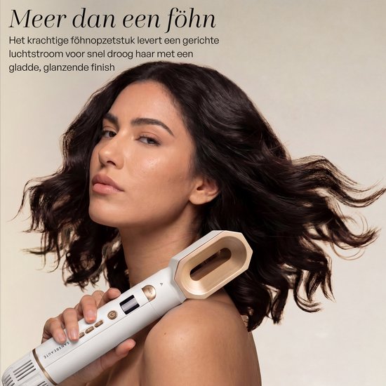 Sansbeauté® 8-in-1 Airstyler met Diffuser - Multistyler - Föhnborstel Kort Haar - Haarkruller - Haarstyler - Haardroger - Warmteborstel - Krulborstel - Krultang - Haarstijler - Stijlborstel - 5 in 1 Hairstyler