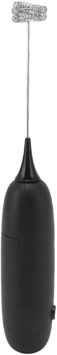 Melkopschuimer - Koffie klopper - Dranken maken - Draadloos op batterijen - 23.8 cm - Zwart