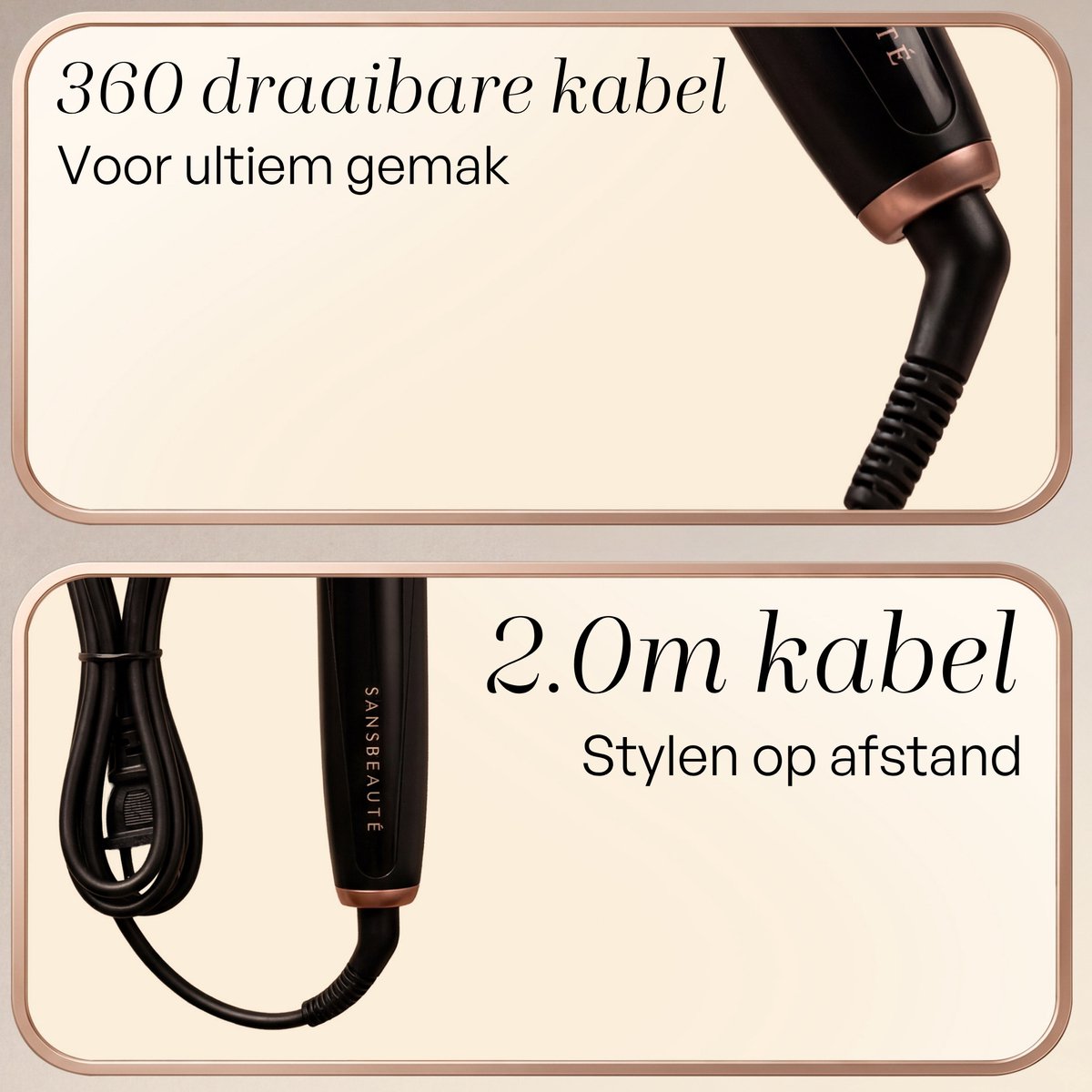 RD Commerce Automatische Krultang Keramisch met Roterende - afbeelding 3